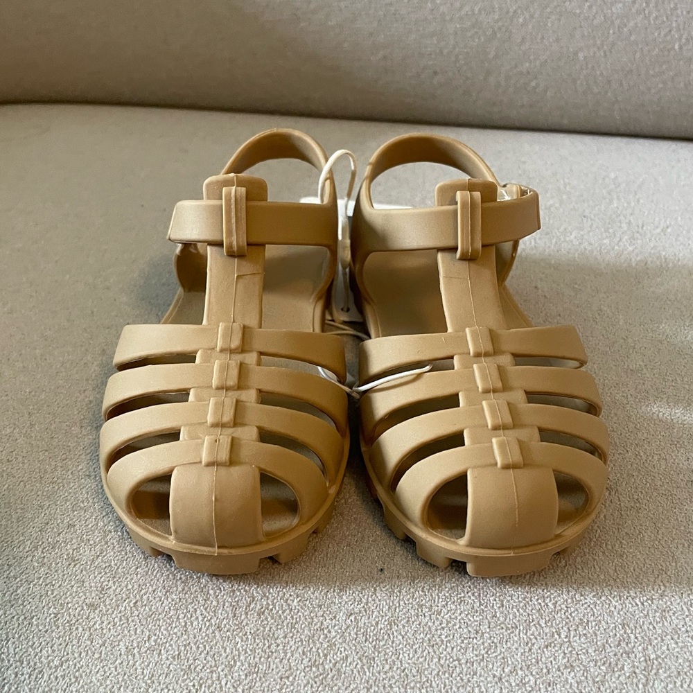 ZARA RUBBERIZED CAGE SANDALS - Picture 2 of 6